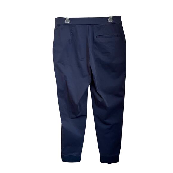 Ministry of Supply Kinetic Slim Pull On Pants Size 12 Navy Stretch Tech Career - Picture 2 of 7